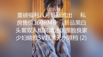 重磅福利八月最新流出❤️私房售价160RMB❤️新品黑白头套双人组高清迷玩露脸良家少妇晓雅5V超清无水原档 (2)