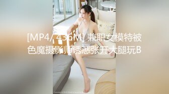 [MP4/ 436M] 兼职女模特被色魔摄影师诱惑张开大腿玩B